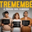 Tremembé: Elenco completo, sinopse, polêmicas e ficha técnica da série true crime do Prime Video Pôster oficial da série Tremembé (Prime Video) com Daniel Cravinhos (Felipe Simas), Suzane von Richthofen (Marina Ruy Barbosa) e Cristian Cravinhos (Kelner Macêdo) em foto de identificação policial, representando a prisão dos famosos.
