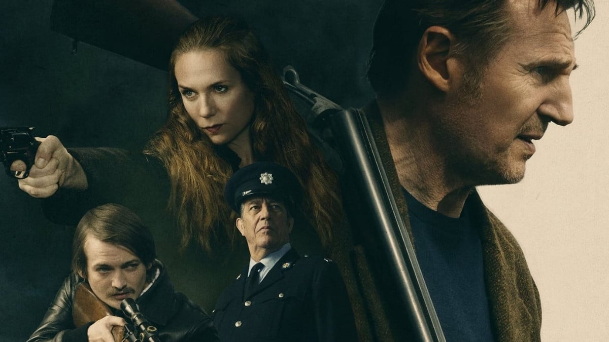 Elenco de Na Terra de Santos e Pecadores com Liam Neeson