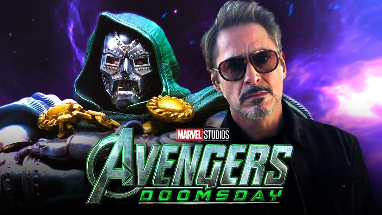 Vingadores Doutor Destino em imagem promocional do filme da Marvel com estreia em dezembro de 2026