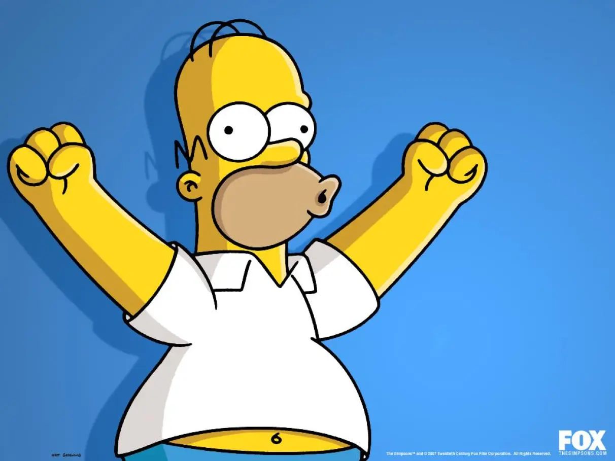 Homer Simpson personagem principal da série Os Simpsons