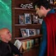 Brainiac ameaca destruir Metropolis por Lex Luthor em cena vazada de Superman 2 Lex Luthor e Superman em cena de confronto do filme Superman 2