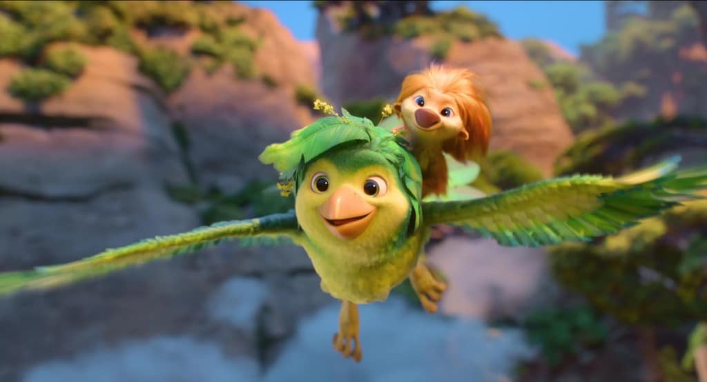 Cena do filme animado Mágica da Netflix que atingiu 100 milhões de visualizações
