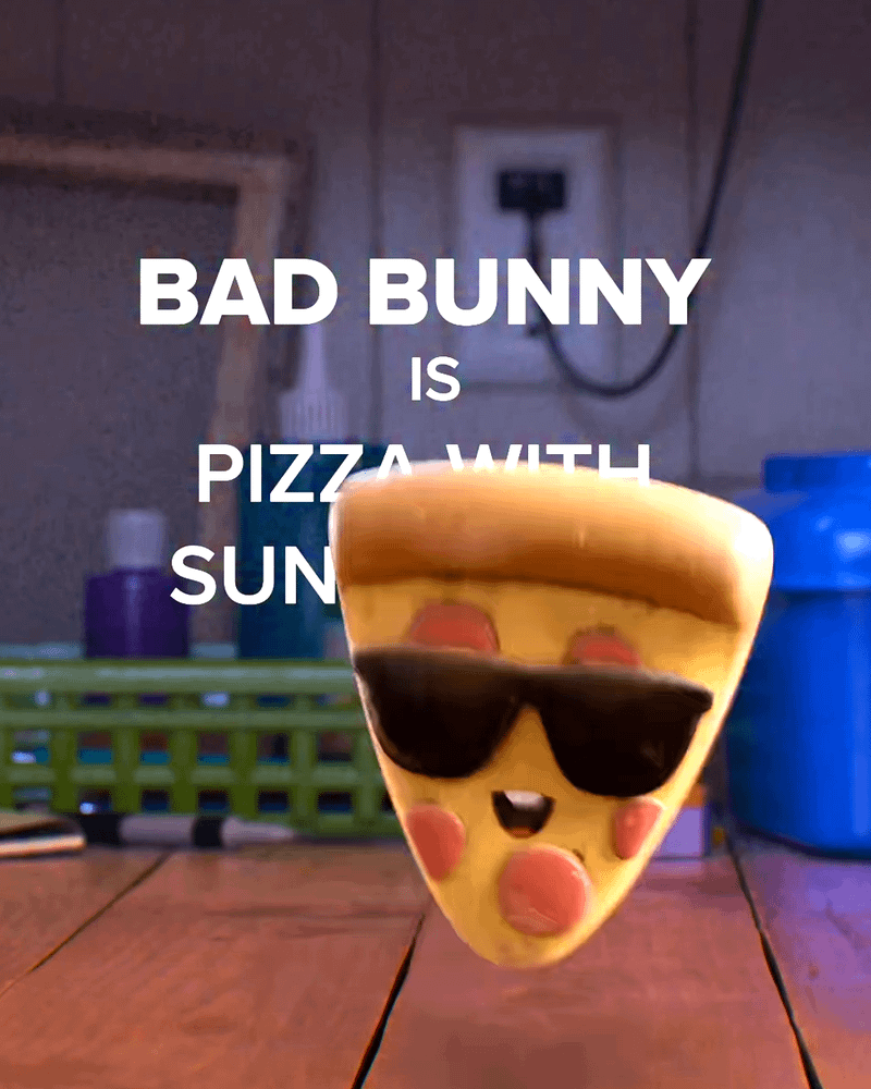 Personagem pizzaiolo da Cartoon Network em comparação com Toy Story 5
